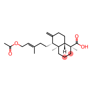 1-Naphthalenecarboxylic acid, 5-[(3E)-5-(acetyloxy)-3-methyl-3-penten-1-yl]decahydro-1,4a-dimethyl-6-methylene-, (1S,4aS,5R,8aS)-