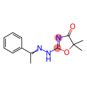 4(5H)-Oxazolone, 5,5-dimethyl-2-[2-(1-phenylethylidene)hydrazinyl]-