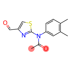 N-(3,4-Dimethylphenyl)-N-(4-formylthiazol-2-yl)acetamide