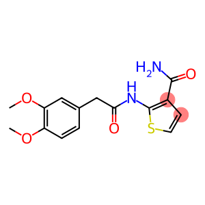 3-Thiophenecarboxamide, 2-[[2-(3,4-dimethoxyphenyl)acetyl]amino]-