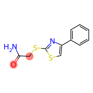 2-[(4-phenyl-1,3-thiazol-2-yl)sulfanyl]acetamide