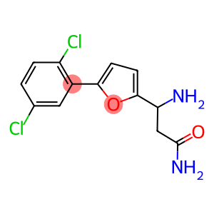 3-amino-3-[5-(2,5-dichlorophenyl)furan-2-yl]propanamide