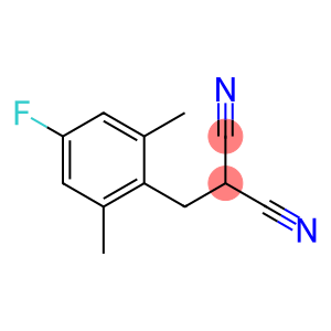 2-[(4-fluoro-2,6-dimethylphenyl)methyl]propanedinitrile