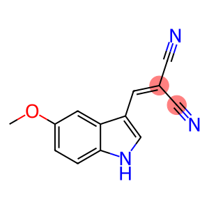 2-[(5-METHOXY-1H-INDOL-3-YL)METHYLENE]MALONONITRILE
