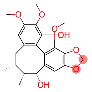 Benzo[3,4]cycloocta[1,2-f][1,3]benzodioxole-1,8-diol, 5,6,7,8-tetrahydro-2,3,13-trimethoxy-6,7-dimethyl-, (6R,7R,8R,13aS)-