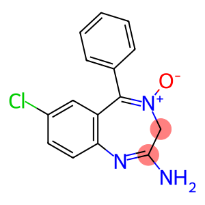 2-Amino-7-chloro-5-phenyl-3H-1,4-benzodiazepine 4-oxide