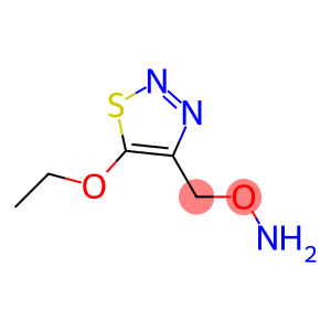 1,2,3-Thiadiazole,4-[(aminooxy)methyl]-5-ethoxy-(9CI)