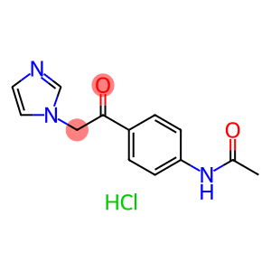 Acetamide, N-[4-[2-(1H-imidazol-1-yl)acetyl]phenyl]-, hydrochloride (1:1)