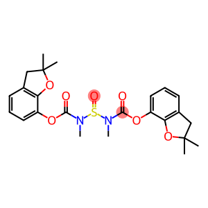 Carbamic acid, sulfinylbis[methyl-, bis(2,3-dihydro-2,2-dimethyl-7-benzofuranyl) ester (9CI)