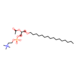 BETA-ACETYL-GAMMA-O-HEXADECYL DL-A-PHOSPHATIDYLCHOLINE