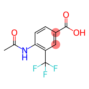 Benzoic acid, 4-(acetylamino)-3-(trifluoromethyl)-