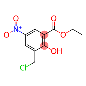 Benzoic acid, 3-(chloromethyl)-2-hydroxy-5-nitro-, ethyl ester