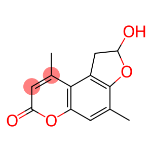 7H-Furo3,2-f1benzopyran-7-one, 1,2-dihydro-2-hydroxy-4,9-dimethyl-