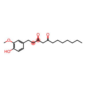 1-(4-hydroxy-3-methoxyphenyl)dodecane-3,5-dione