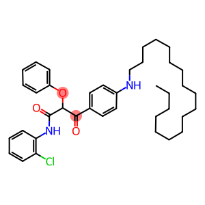 ALPHA-(4-OCTADECANYLAMINO)-BENZOYL-ALPHA-PHENOXY-N-(2-CHLORPHENYL)-ACETAMIDE