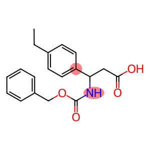 3-BENZYLOXYCARBONYLAMINO-3-(4-ETHYL-PHENYL)-PROPIONIC ACID