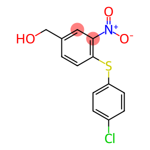 {4-[(4-chlorophenyl)sulfanyl]-3-nitrophenyl}methanol