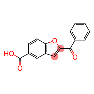 2-(oxo-phenylmethyl)-5-benzofurancarboxylic acid