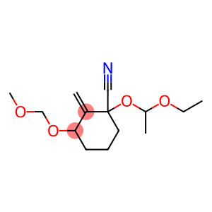 Cyclohexanecarbonitrile, 1-(1-ethoxyethoxy)-3-(methoxymethoxy)-2-methylene-