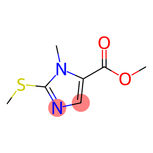 1H-Imidazole-5-carboxylic acid, 1-methyl-2-(methylthio)-, methyl ester