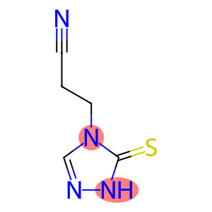 4H-1,2,4-Triazole-4-propanenitrile,1,5-dihydro-5-thioxo-(9CI)