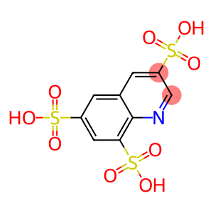 3,6,8-Quinolinetrisulfonic  acid