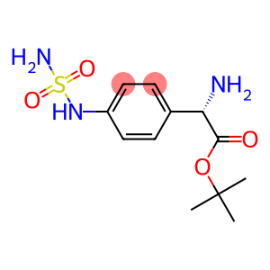 Benzeneacetic acid, -alpha--amino-4-[(aminosulfonyl)amino]-, 1,1-dimethylethyl ester, (-alpha-S)- (9CI)