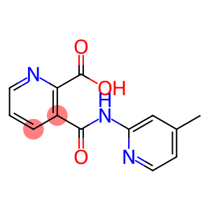 2-Pyridinecarboxylic acid, 3-[[(4-methyl-2-pyridinyl)amino]carbonyl]-