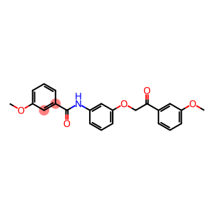 3-methoxy-N-{3-[2-(3-methoxyphenyl)-2-oxoethoxy]phenyl}benzamide