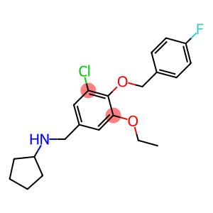 N-{3-chloro-5-ethoxy-4-[(4-fluorobenzyl)oxy]benzyl}-N-cyclopentylamine