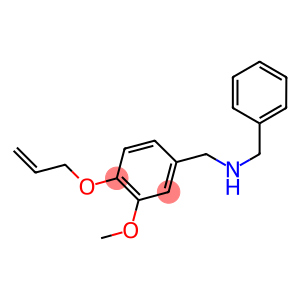 1-[4-(ALLYLOXY)-3-METHOXYPHENYL]-N-BENZYLMETHANAMINE