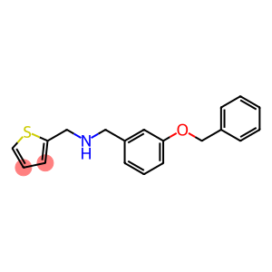 1-[3-(benzyloxy)phenyl]-N-(thiophen-2-ylmethyl)methanamine