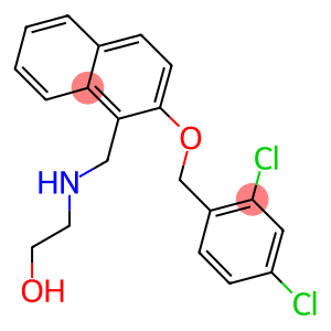 2-[({2-[(2,4-dichlorobenzyl)oxy]-1-naphthyl}methyl)amino]ethanol