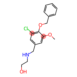 2-{[4-(benzyloxy)-3-chloro-5-methoxybenzyl]amino}ethanol