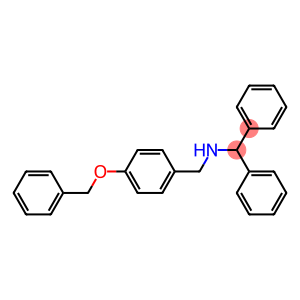 1,1-diphenyl-N-[(4-phenylmethoxyphenyl)methyl]methanamine