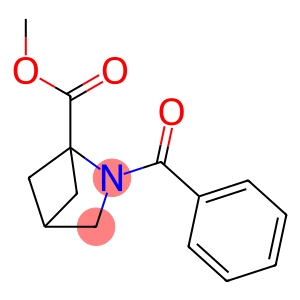 Methyl N-benzoyl-1-azabictclo<2.3.1>hexane-5-carboxylate
