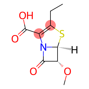 4-Thia-1-azabicyclo[3.2.0]hept-2-ene-2-carboxylicacid,3-ethyl-6-methoxy-7-oxo-,cis-(9CI)