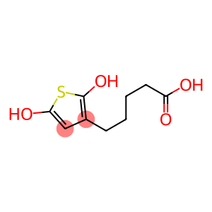 3-Thiophenepentanoic acid, 2,5-dihydroxy- (9CI)