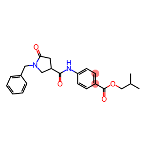 isobutyl 4-{[(1-benzyl-5-oxo-3-pyrrolidinyl)carbonyl]amino}benzoate