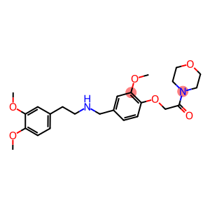 2-(3,4-dimethoxyphenyl)-N-{3-methoxy-4-[2-(4-morpholinyl)-2-oxoethoxy]benzyl}ethanamine