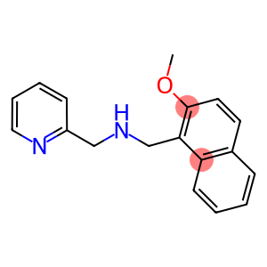 N-[(2-methoxy-1-naphthyl)methyl]-N-(2-pyridinylmethyl)amine