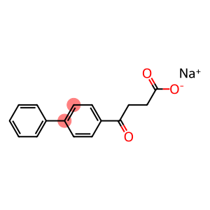 gamma-Oxo-(1,1'-biphenyl)-4-butanoic acid, sodium salt