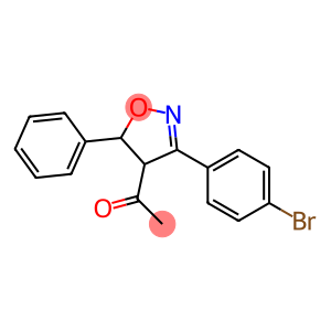 1-[3-(4-Bromophenyl)-4,5-dihydro-5-phenylisoxazol-4-yl]ethanone