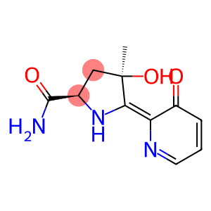 (2R)-3,4-Dihydro-4β-hydroxy-5-(3-hydroxypyridin-2-yl)-4-methyl-2H-pyrrole-2β-carboxamide