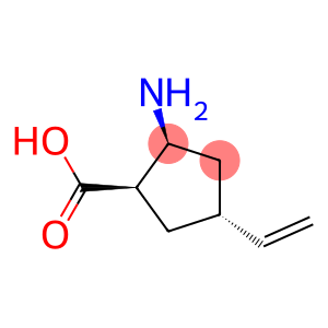 Cyclopentanecarboxylic acid, 2-amino-4-ethenyl-, (1R,2S,4R)-rel- (9CI)
