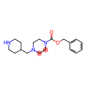 1-Piperazinecarboxylic acid, 4-(4-piperidinylmethyl)-, phenylmethyl ester