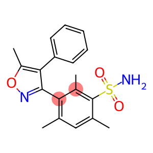 Benzenesulfonamide,  2,4,6-trimethyl-3-(5-methyl-4-phenyl-3-isoxazolyl)-