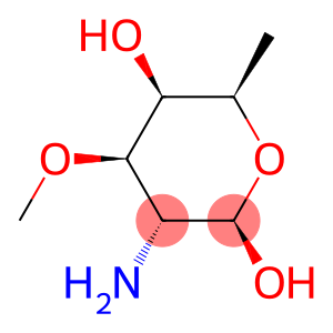 beta-D-Galactopyranose, 2-amino-2,6-dideoxy-3-O-methyl- (9CI)