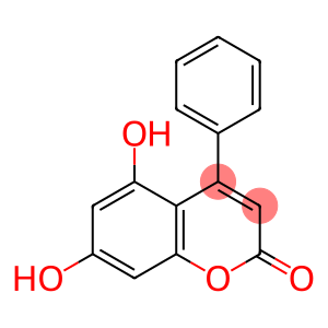 2H-1-苯并吡喃-2-酮,5,7-二羟基-4-苯基-