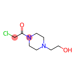 1-Piperazineethanol, 4-(chloroacetyl)- (9CI)